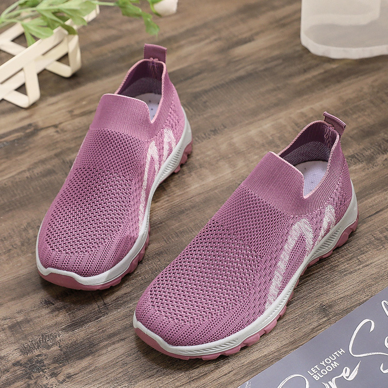 (imagen de) Zapatilla slip-on de tejido knit con suela deportiva