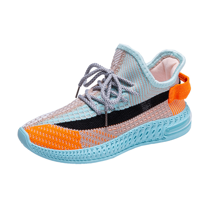 Zapatilla deportiva de tejido knit con suela texturada (imagen de) Zapatilla deportiva de tejido knit con suela texturada