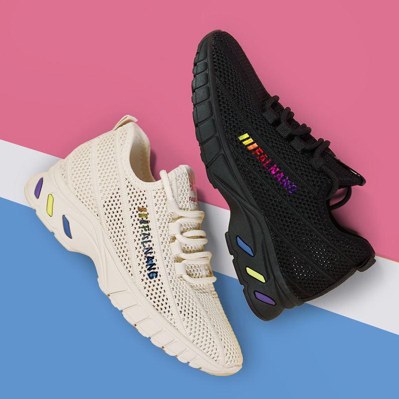 (image for) Knit athletic sneaker with chunky sole