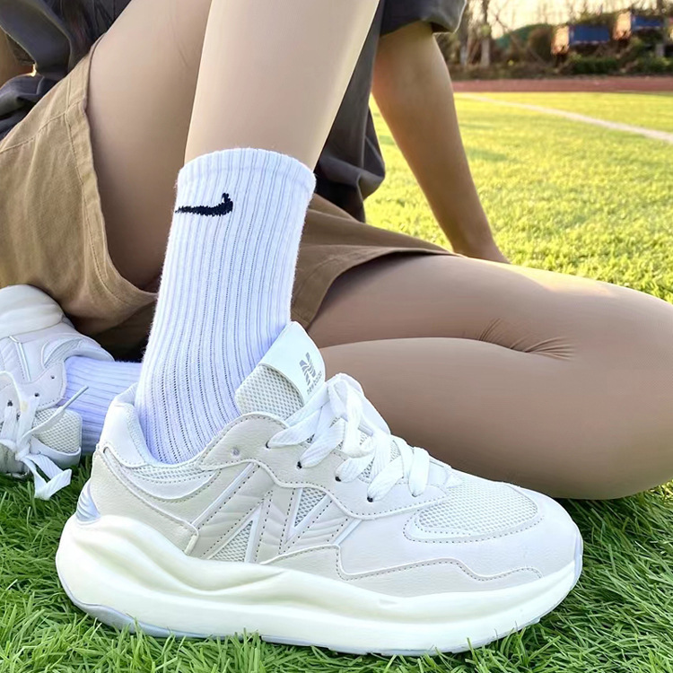 (image for) Chunky mesh-panel sneakers with elevated sole