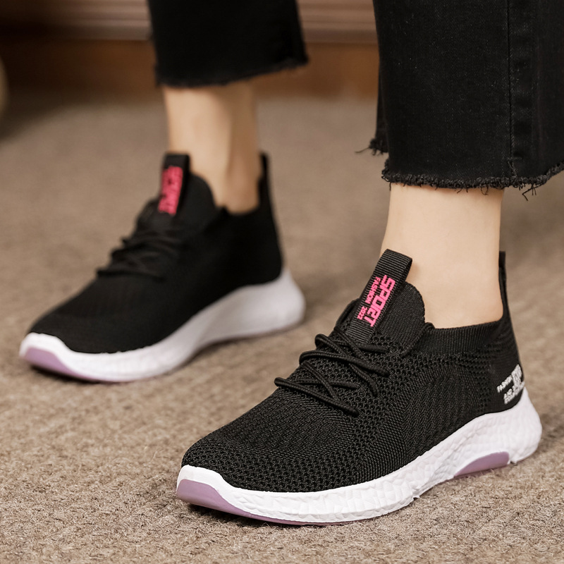 Knit Slip-On Trainer with Textured Sole (image for) Knit Slip-On Trainer with Textured Sole