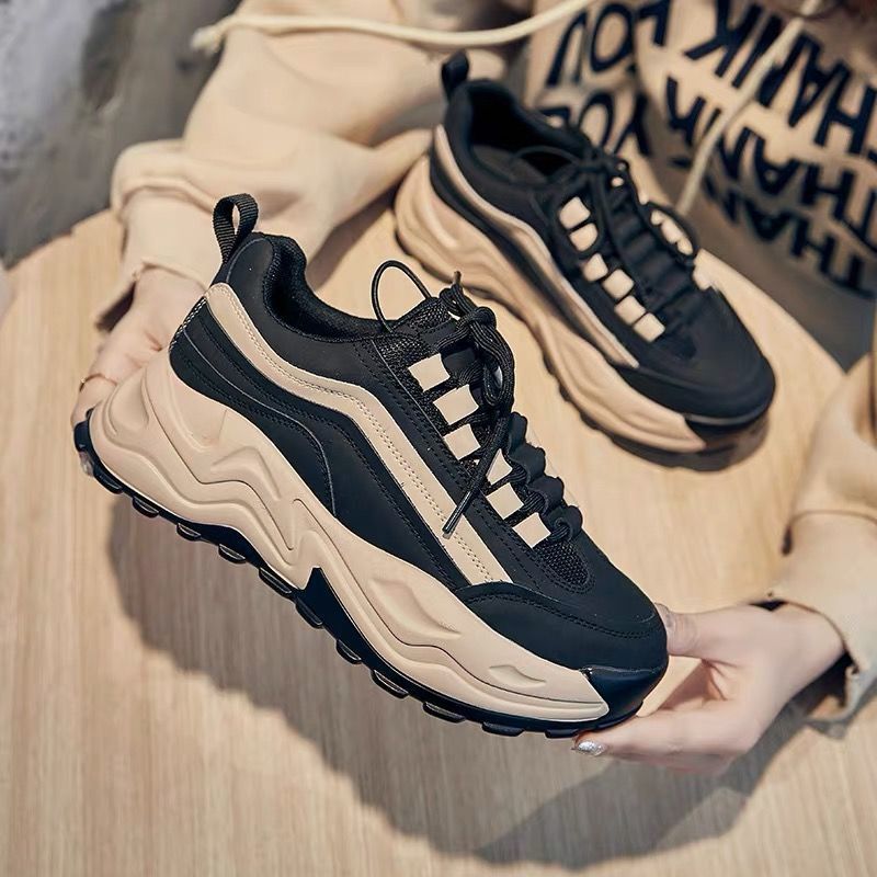 (image for) Chunky platform sneakers with wavy sole