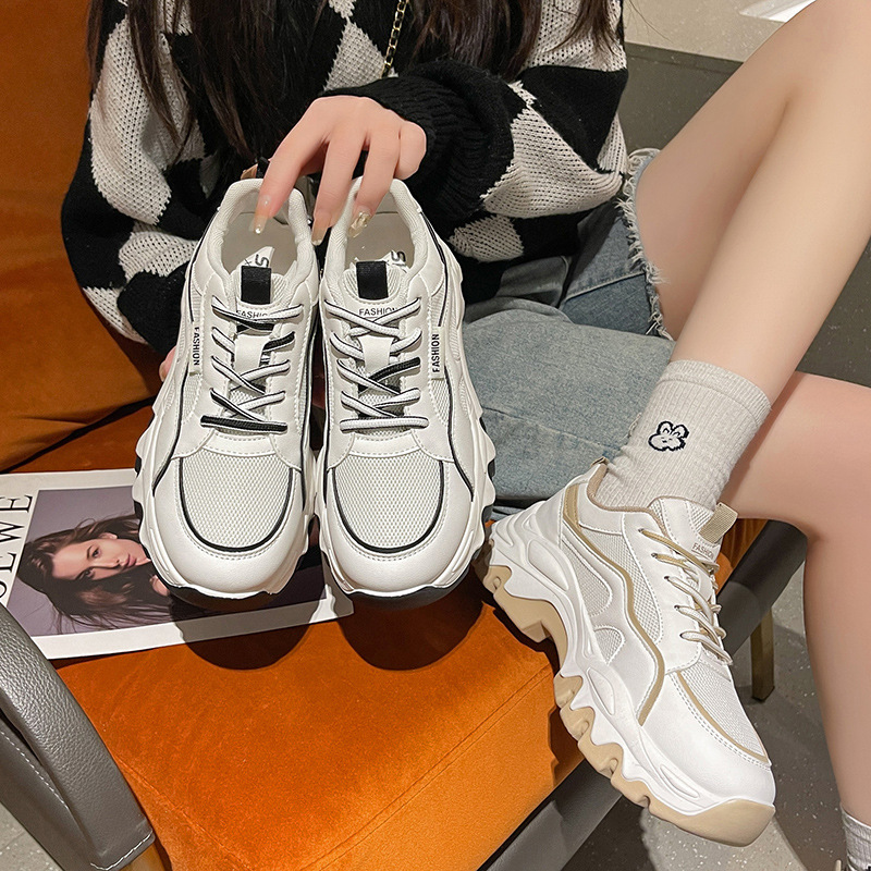(image for) Chunky lace-up sneaker with rugged sole