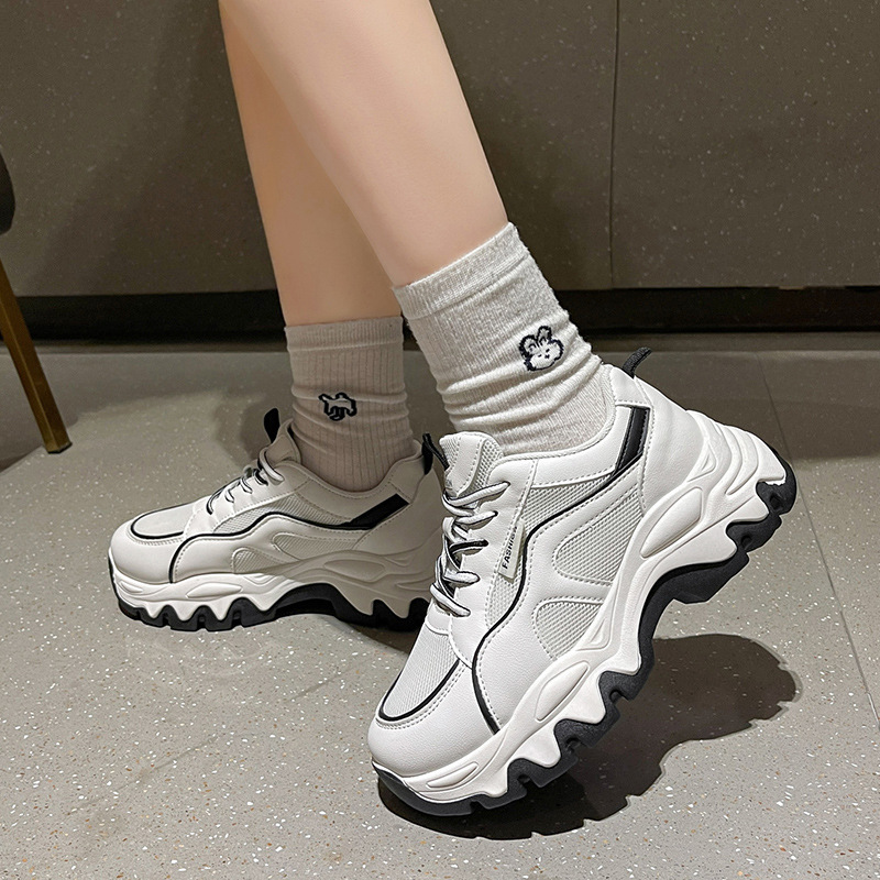 (image for) Chunky lace-up sneaker with rugged sole