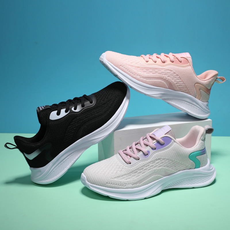 (image for) Low-profile knit sneaker with elevated sole