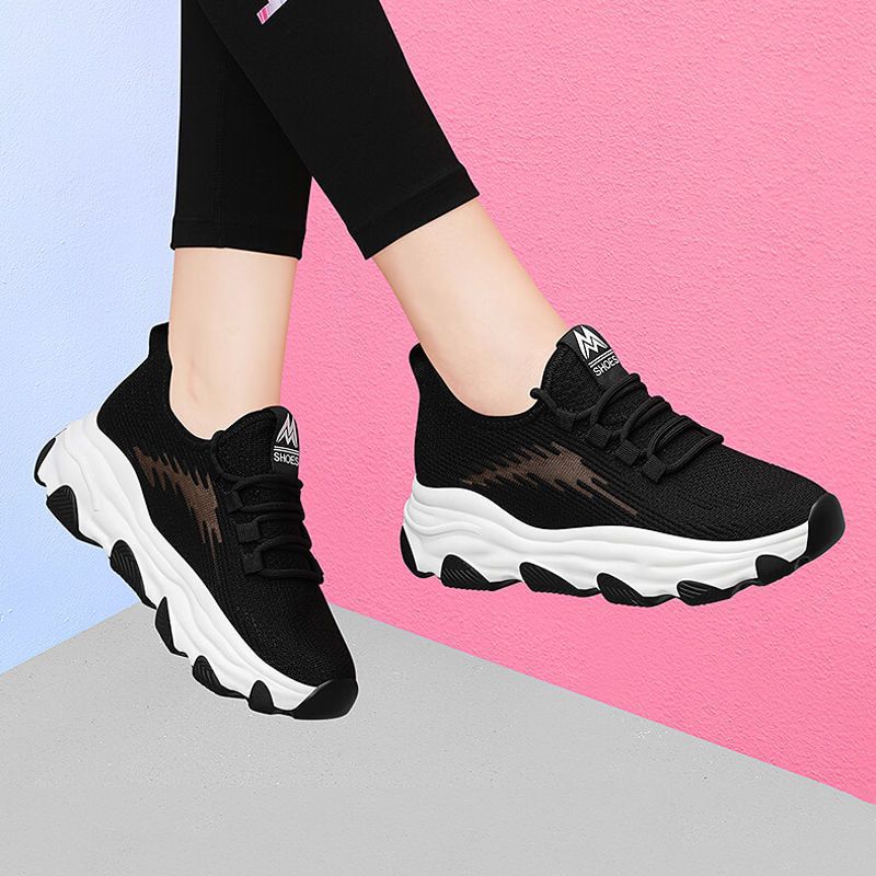 (image for) Chunky knit sneaker with platform sole