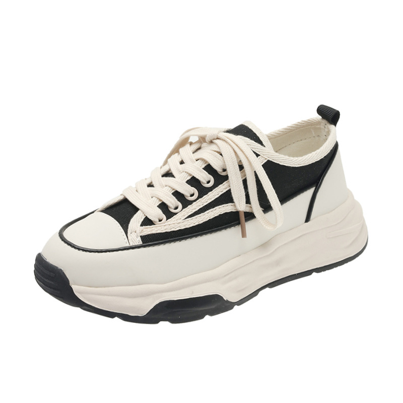 (image for) Low-Top Platform Sneaker with Contrasting Trim