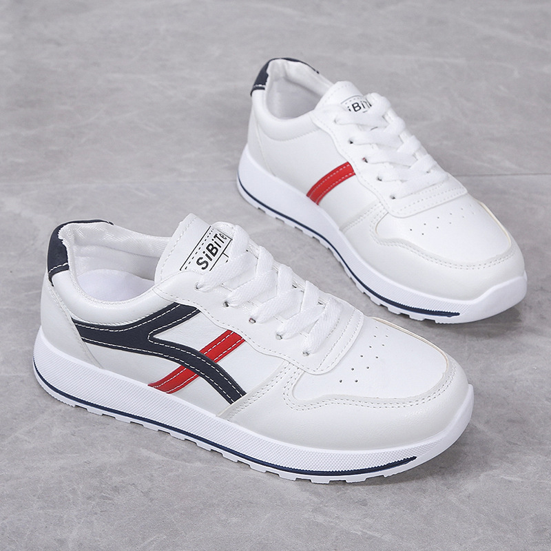 (image for) Low-top casual sneakers with side stripe