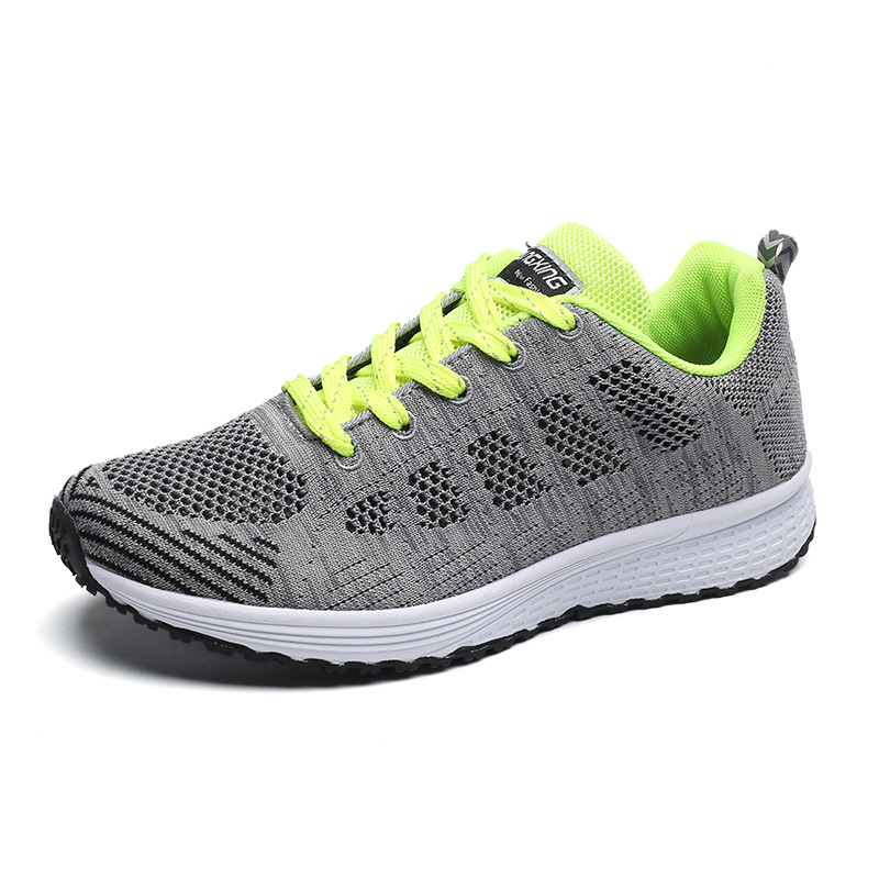 Zapatilla deportiva de tejido knit con suela ligera de buena salida comercial (imagen de) Zapatilla deportiva de tejido knit con suela ligera de buena salida comercial
