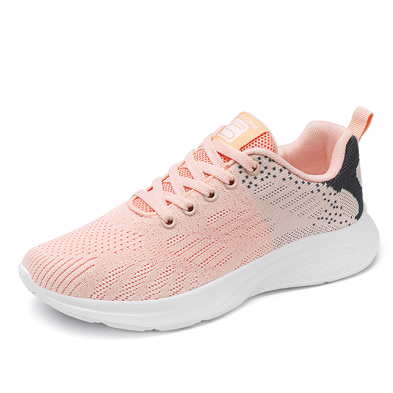 (image for) Breathable Knit Trainer with Cushioned Sole