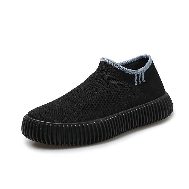 (image for) Sock-style slip-on sneaker with ribbed sole