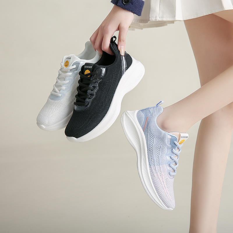 (image for) Platform knit sports sneakers