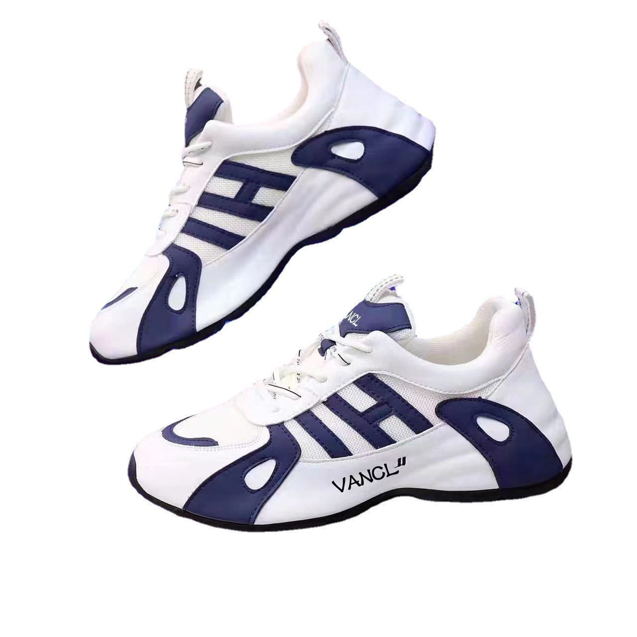 (image for) Low-cut athletic sneaker with contrast side panels