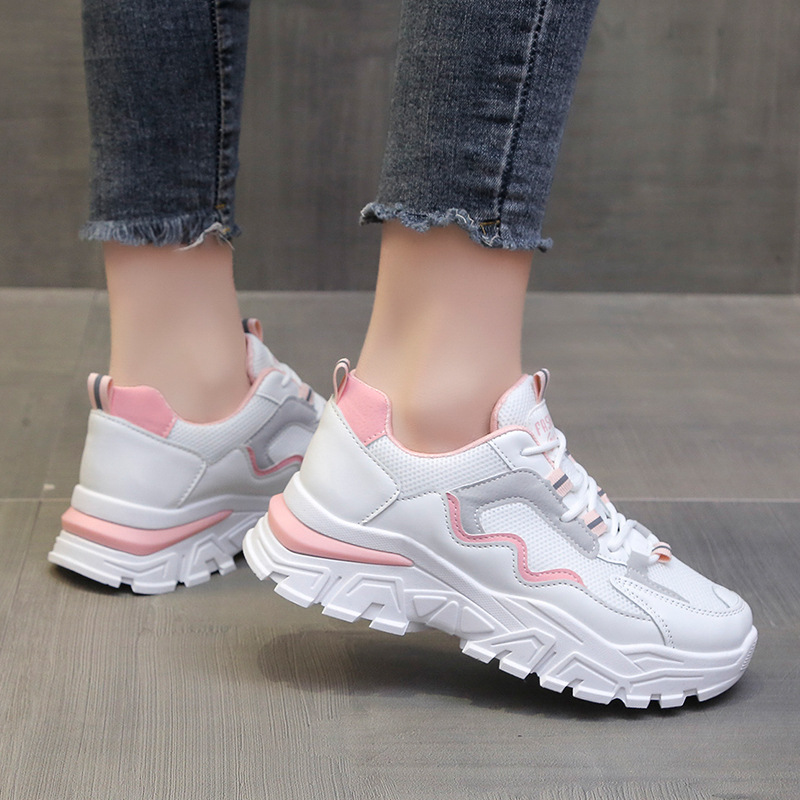 (image for) Chunky trainer with sculpted tractor sole and wave detail
