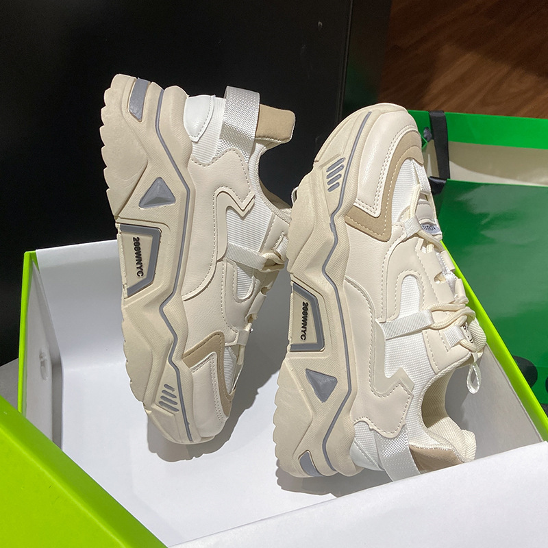 (image for) Chunky platform sneaker with layered panels