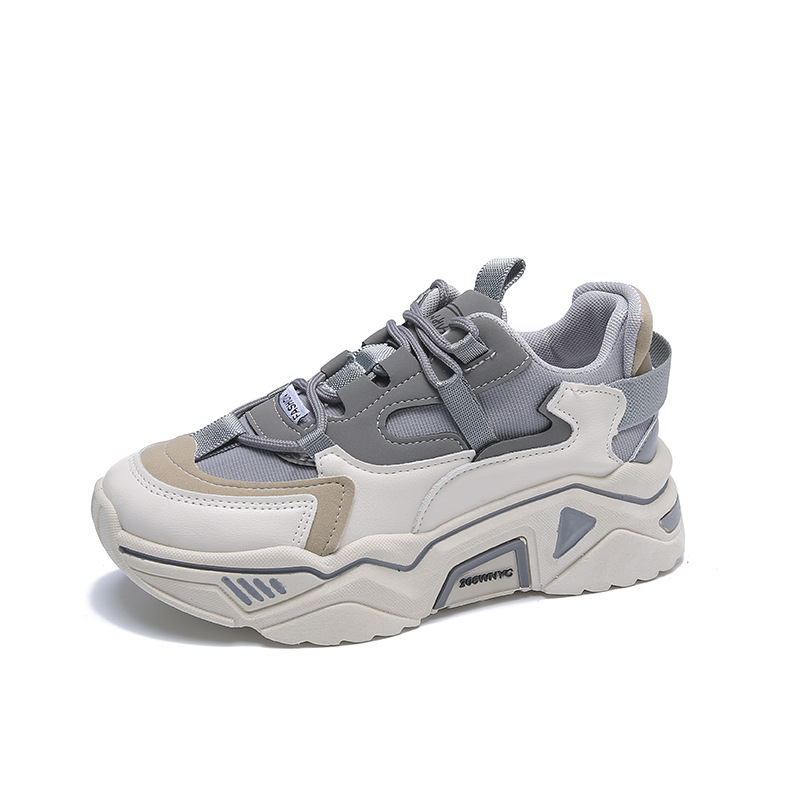 (image for) Chunky platform sneaker with layered panels