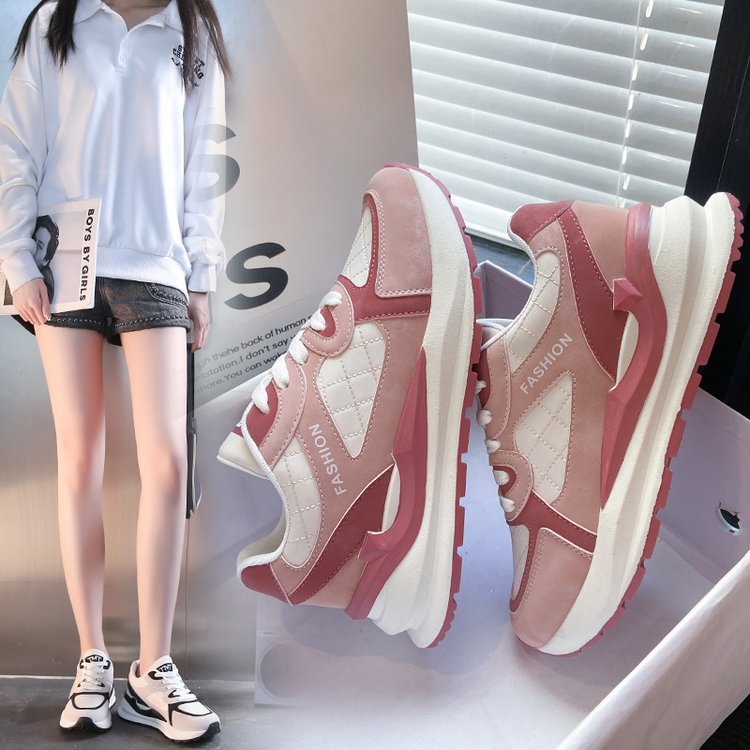 (image for) Chunky platform sneaker with quilted panels