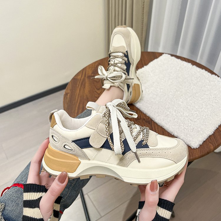 (image for) Chunky platform sneaker with braided laces