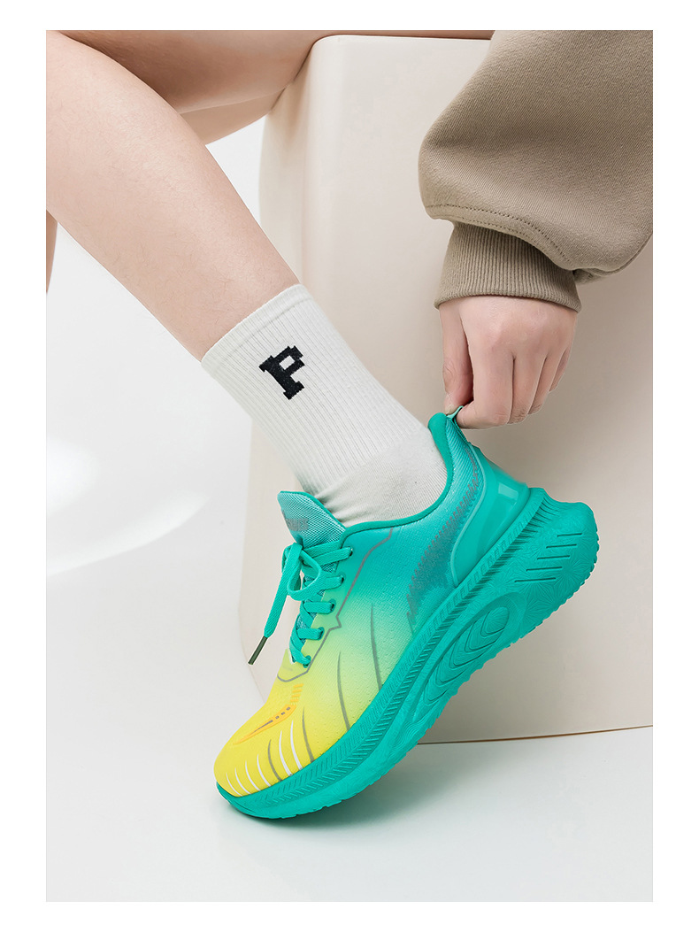 (image for) Low‑Top Gradient Trainer with Chunky Sole