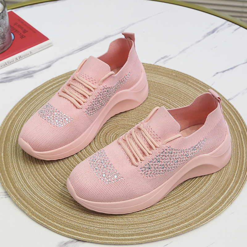 (imagen de) Zapatilla slip-on plataforma con pedrería