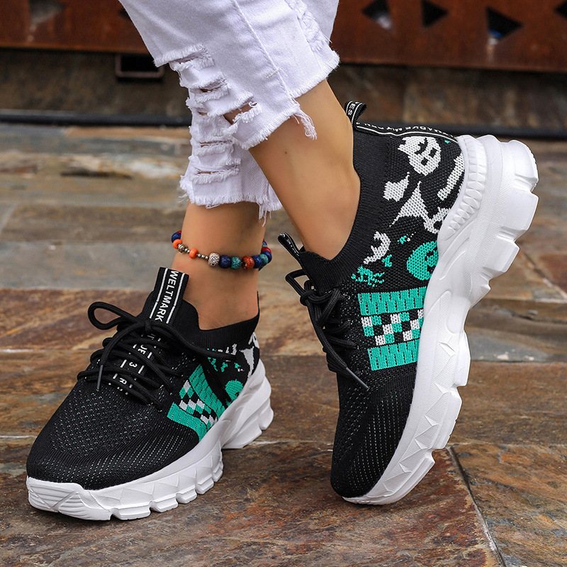 (image for) Graphic Knit Chunky Sneaker