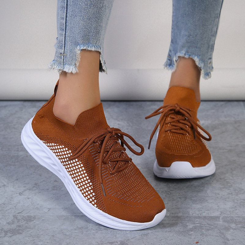Knit Sock-Style Sneaker with Lightweigh…