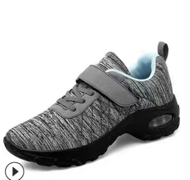 Knit-melange sneaker with visible air-cushion sole (image for) Knit-melange sneaker with visible air-cushion sole