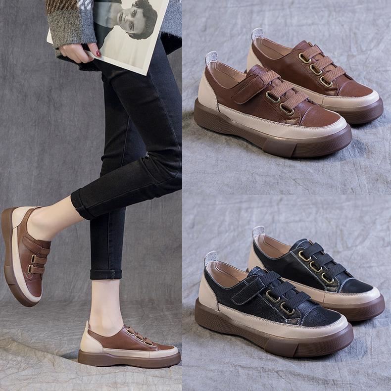 (imagen de) Zapatilla urbana plataforma con detalle bicolor