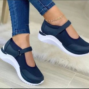 (image for) Sporty Mary Jane Platform Sneaker