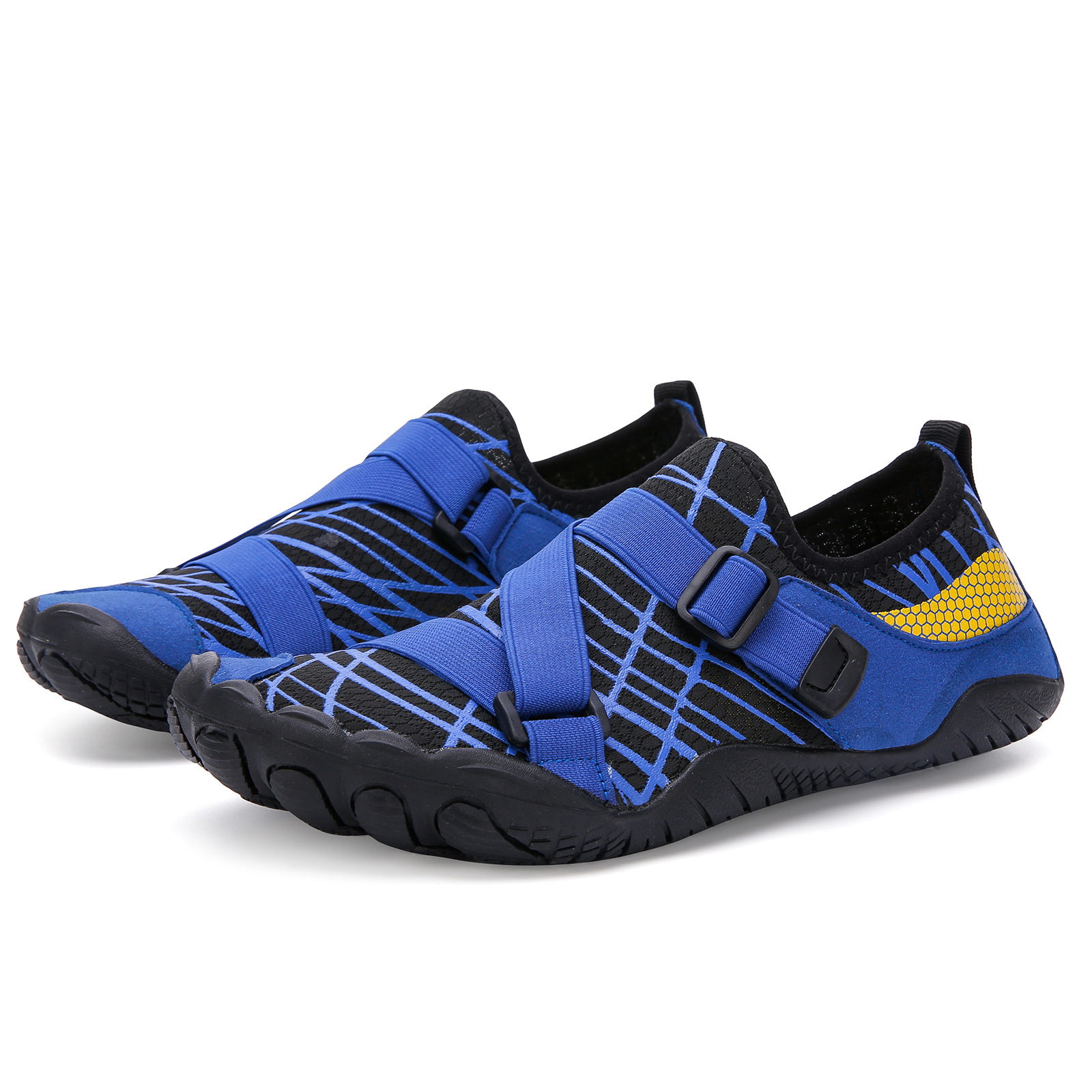 (image for) Flexible water shoe with crossed straps