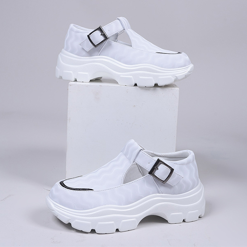 (image for) Platform Mary‑Jane Sneaker with Quilted Effect