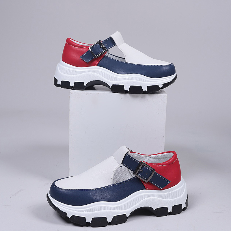(image for) Platform Mary‑Jane Sneaker with Quilted Effect