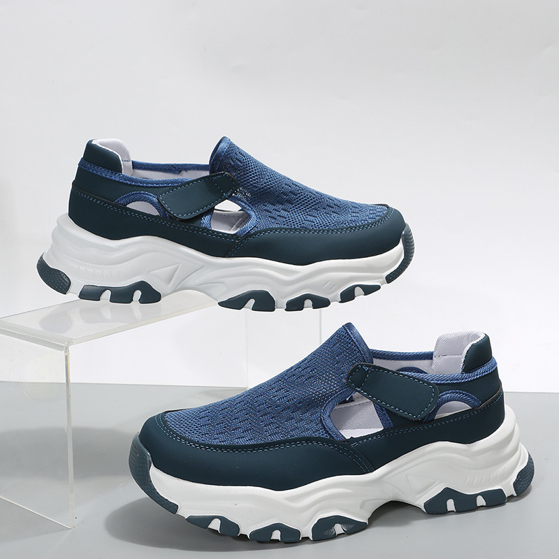 (imagen de) Zapatilla sneaker chunky con velcro y suela plataforma