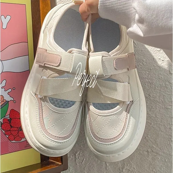(image for) Double‑Strap Platform Casual Sneaker
