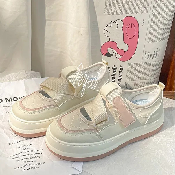 (image for) Double‑Strap Platform Casual Sneaker